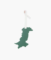 Heritage Pakistan Map bag charm